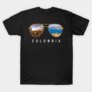 Colombia  sunglasses T-Shirt